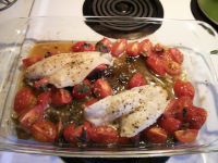 Flounder, finished cooking